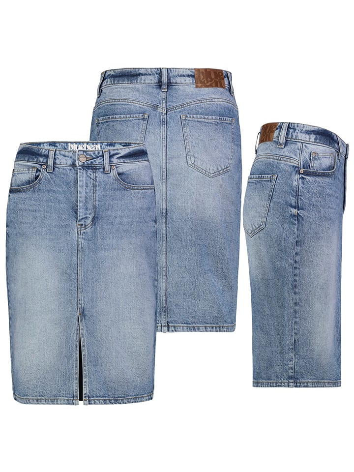 Sublevel Jeansrock in Hellblau günstig kaufen