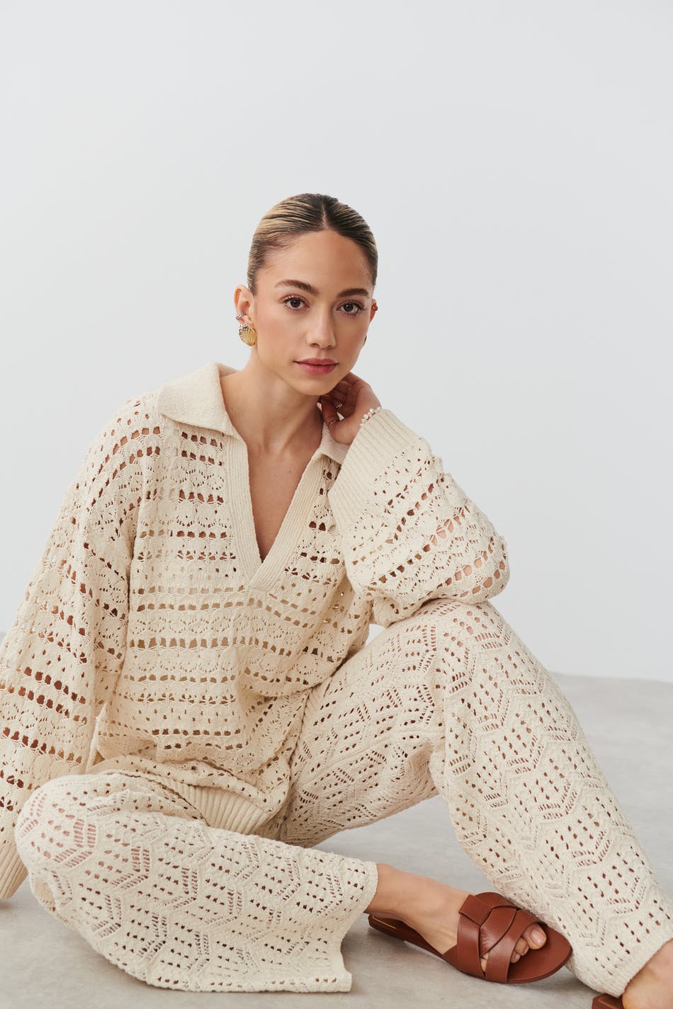 Crochet trousers