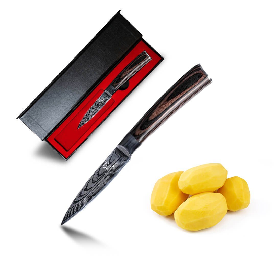Küchenkompane Gemüsemesser Asiatisches Schälmesser - Messer aus gehärteter Edelstahl.