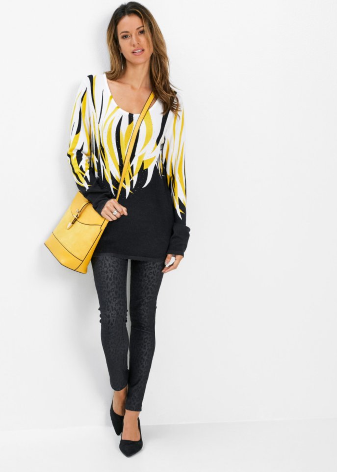 Jeggings mit Leo-Druck