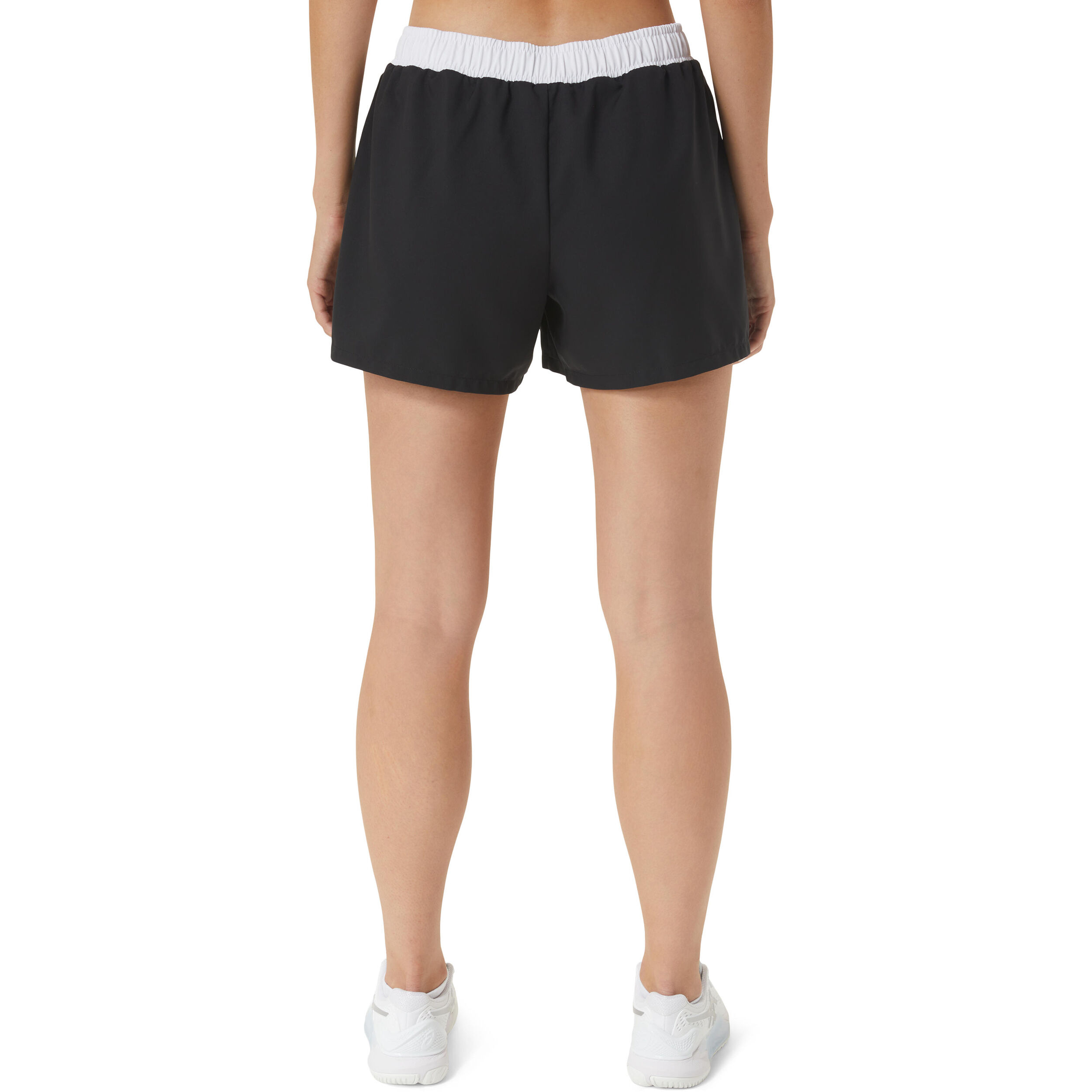 Court Shorts Damen - Schwarz, Weiß