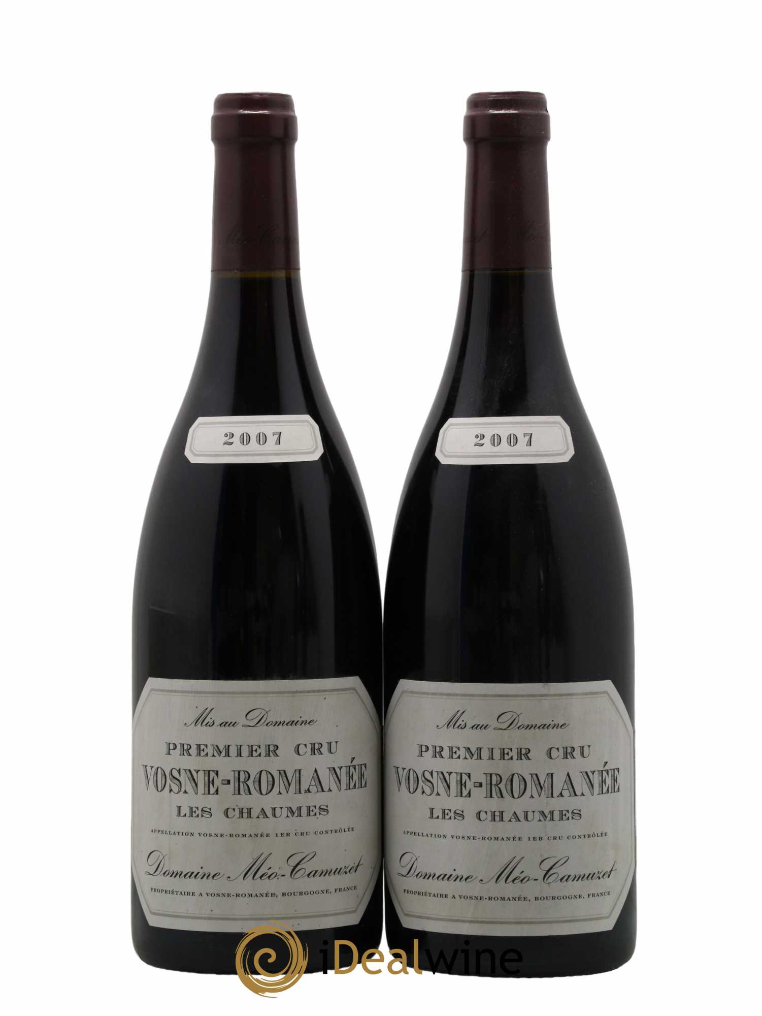 Vosne-Romanée 1er Cru Les Chaumes Méo-Camuzet (Domaine)  2007 - Lot de 2 Bouteilles