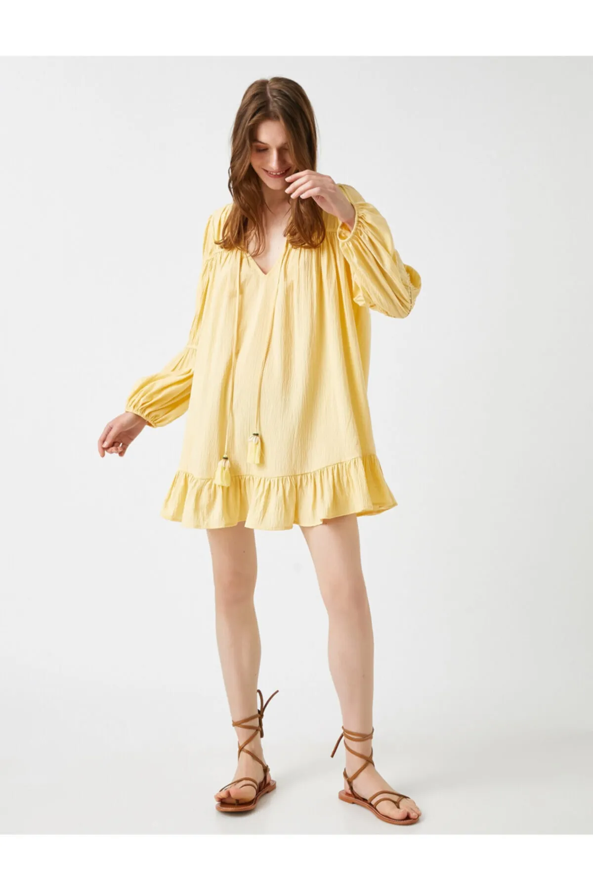 Koton  Langärmliges Minikleid