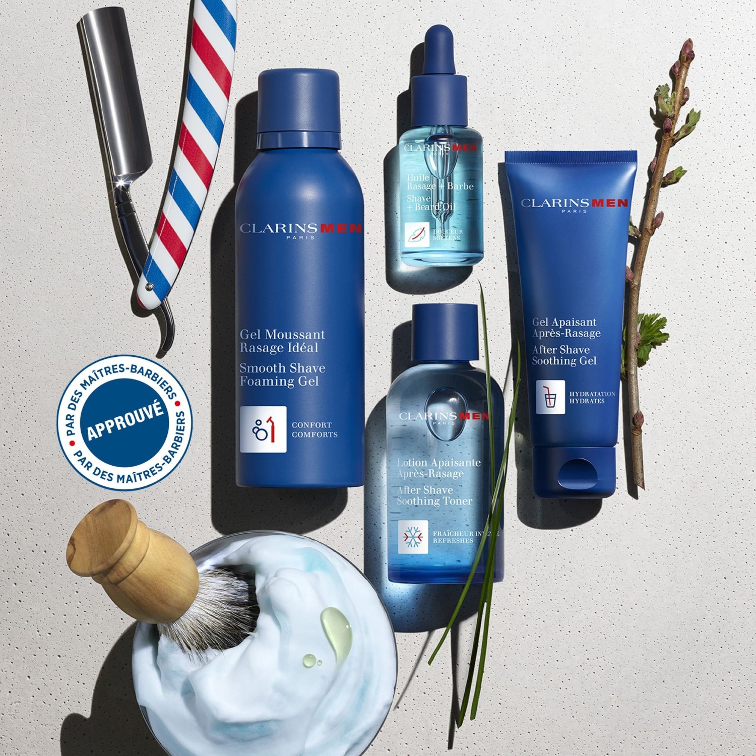 Pena na holenie Clarins Ideal