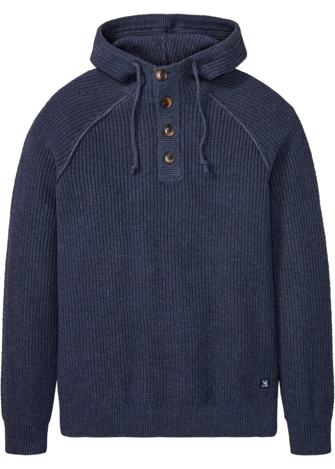 Kapuzen Pullover mit recycelter Baumwolle