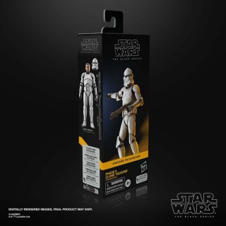 Star Wars: The Clone Wars Black Series Actionfigur Phase II Clone Trooper 15 cm