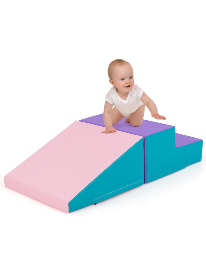 COSTWAY 2 TLG. Schaumstoffbausteine Kinder in Lila günstig kaufen onesize