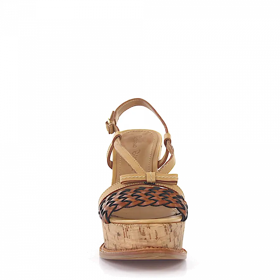 Rossano Bisconti - Plateausandalen - beige