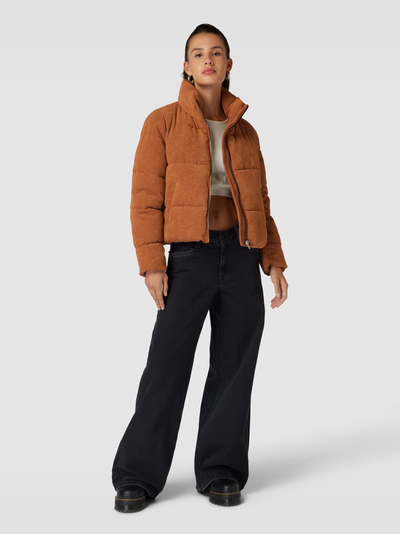 Cordjacke mit Stehkragen Modell 'NEWDOLLY' in camel