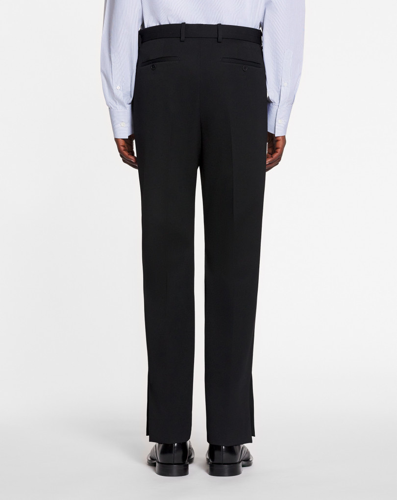PANTALON DROIT FENDU