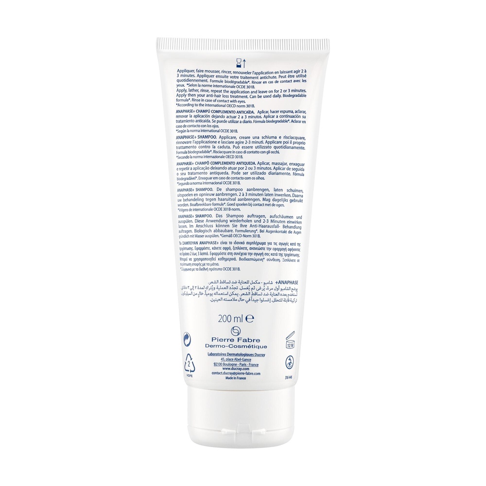 Ducray Anaphase+ Shampoing  complément anti-chu te 200 ml Shampooing