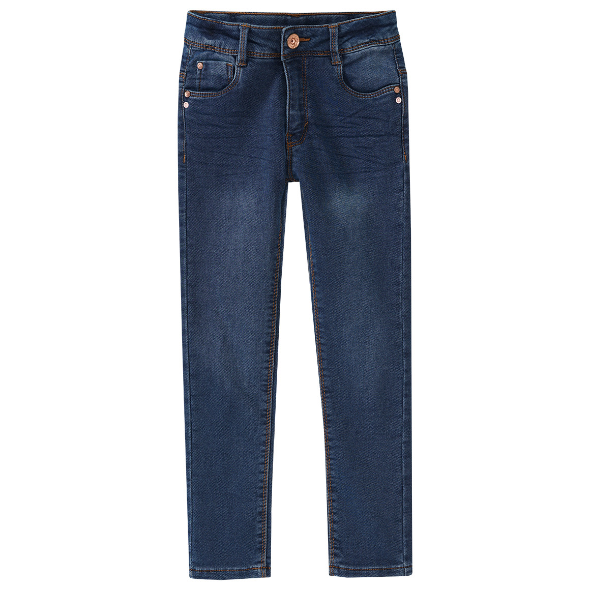 Mädchen Skinny-Jeans mit Used-Waschung