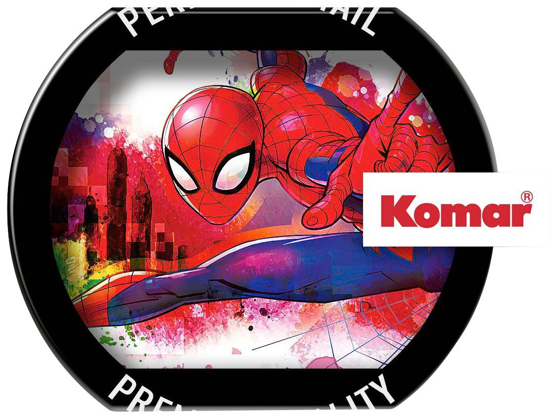 Komar Fototapete Spider-Man Graffiti Art, (1 St), 368x127 cm (Breite x Höhe), inklusive Kleister