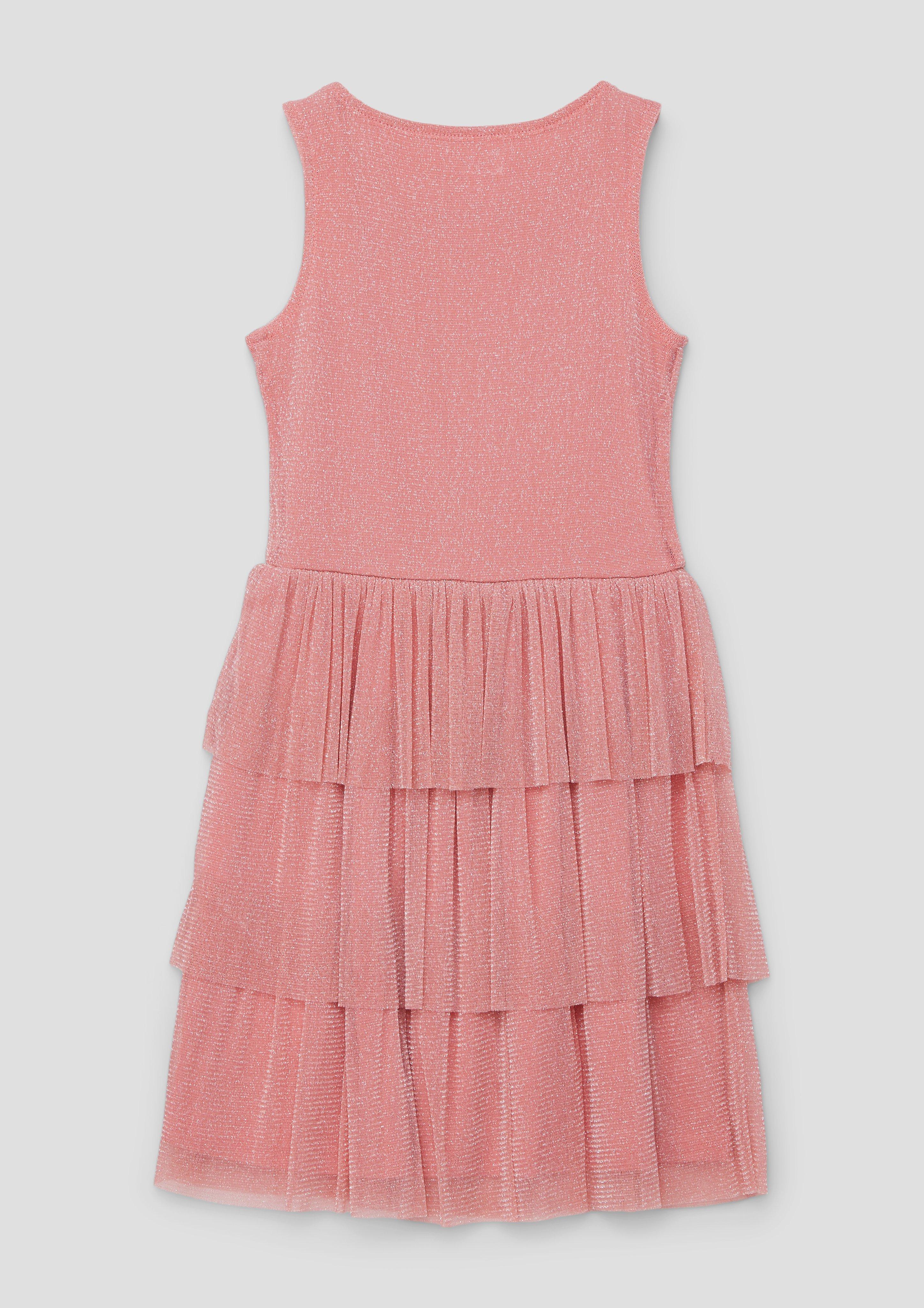 Mehrlagiges Kleid aus zartem Mesh  2140047-2152