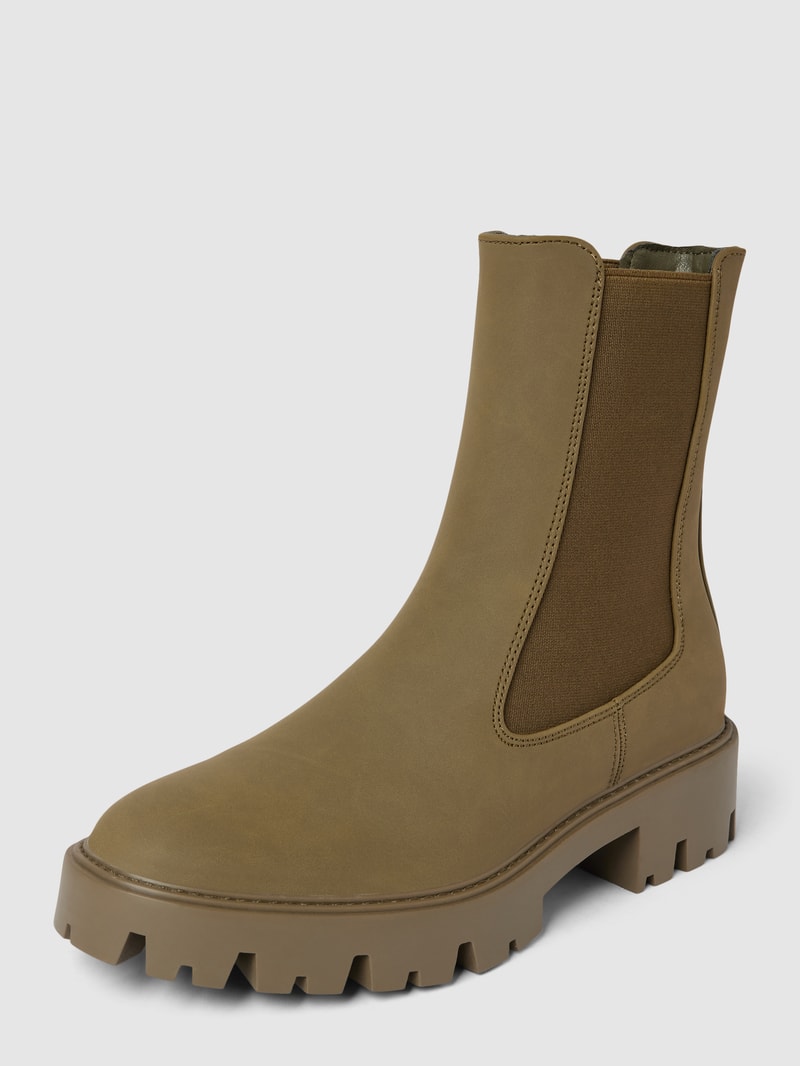 Chelsea Boots mit profilierter Sohle Modell 'BETTY' in hellbraun