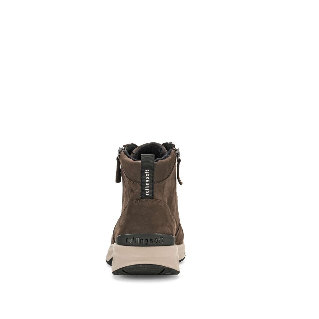 rollingsoft Schnürstiefelette braun