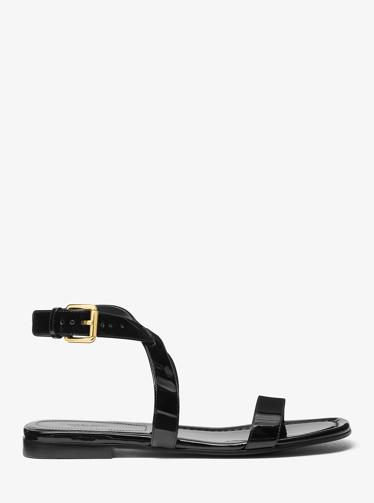 Bridgette sandal i lakkskinn - SVART