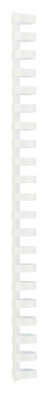GBC PVC Plastikbinderücken Weiß 19 mm 165 Blatt DIN A4 100 Stück
