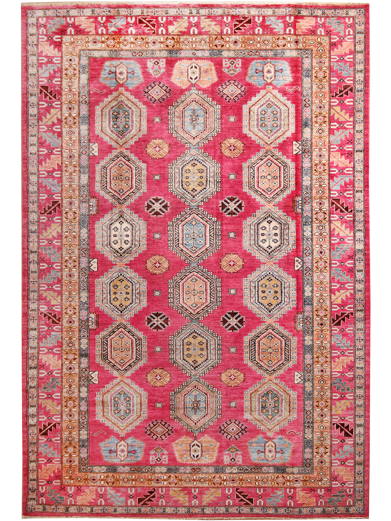 Kazak Ghazni ca. 206 x 305 cm, Unikat / Einzelstück