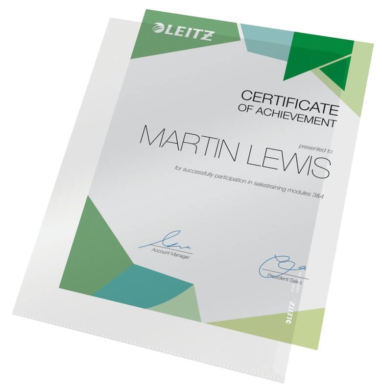 Leitz Sichthüllen DIN A4 Transparent PVC (Polyvinylchlorid) 150 Mikron 100 Stück