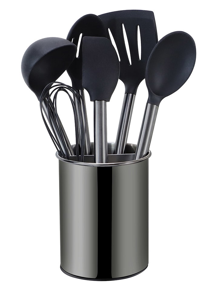 Echtwerk 7tlg. Küchenhelfer-Set in Schwarz günstig kaufen onesize