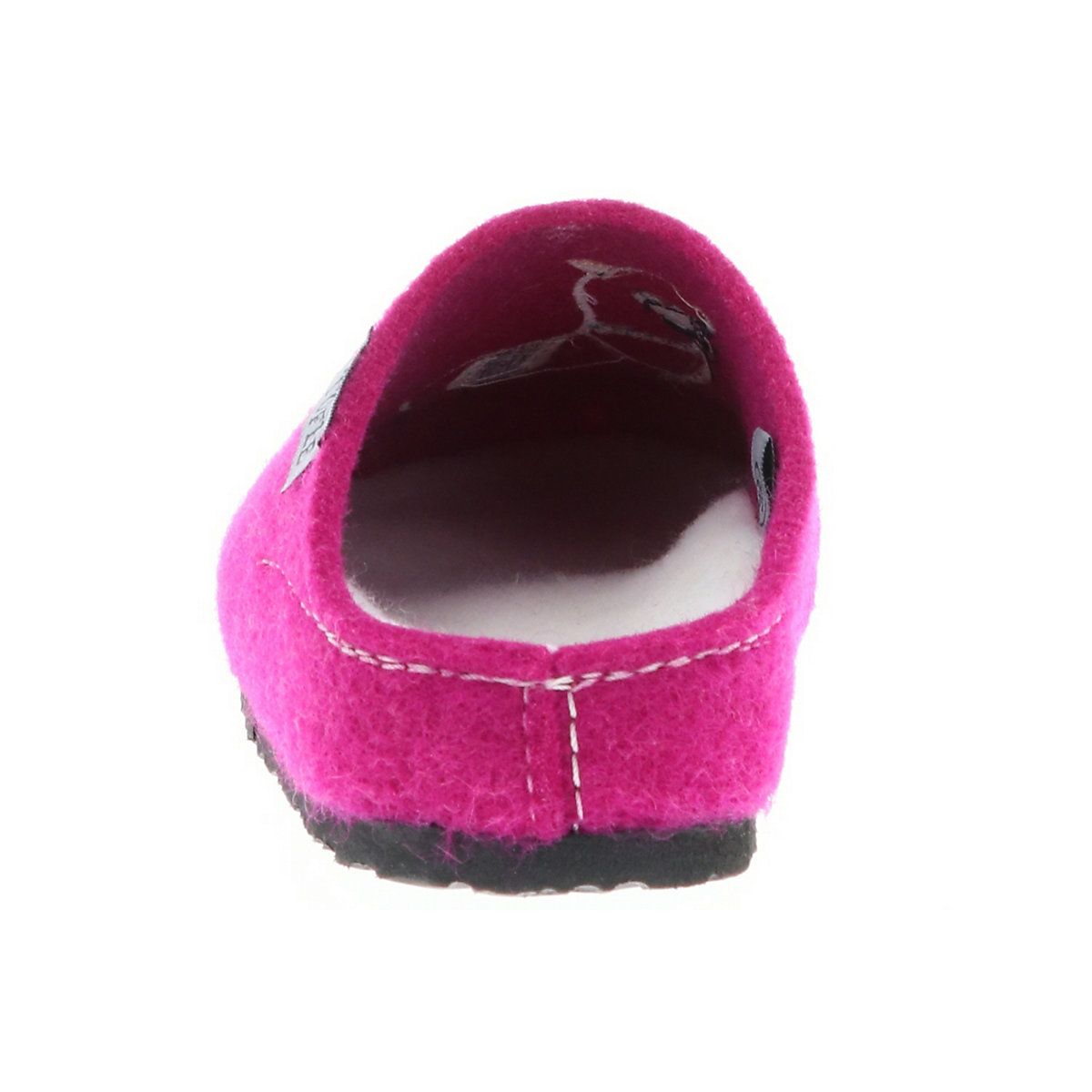 Kinder Mädchen Hausschuhe Pantoffeln Pantoletten Slipper Naturwollfilz (Lama) pink/lila/fuxia
