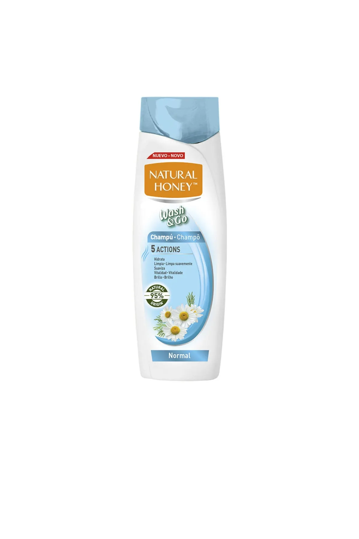 Natural Honey  Wash & Go Champú Normal Naturhonig 400 ml