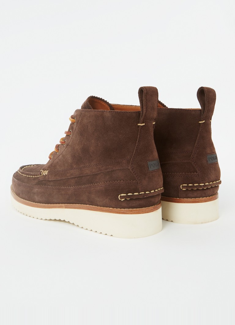 Pantofi cu șireturi din piele întoarsă Ralph Lauren Ranger