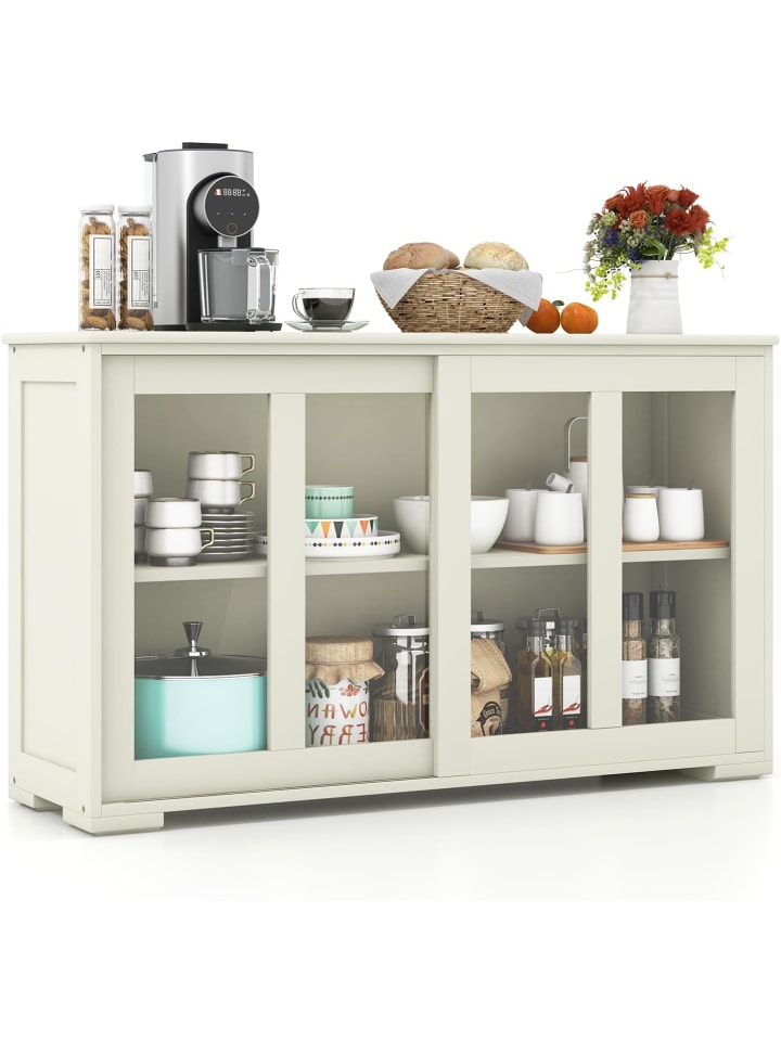COSTWAY Sideboard in Creme günstig kaufen onesize