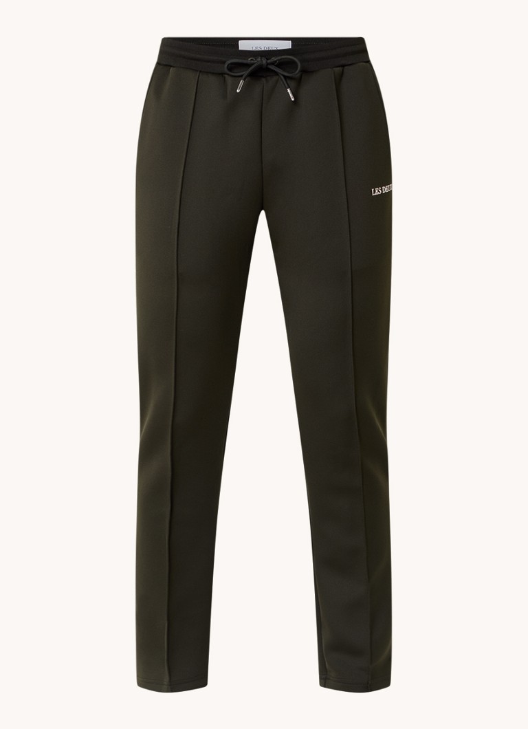 Les Deux Ballier slim fit track pants with stitching pockets and logo