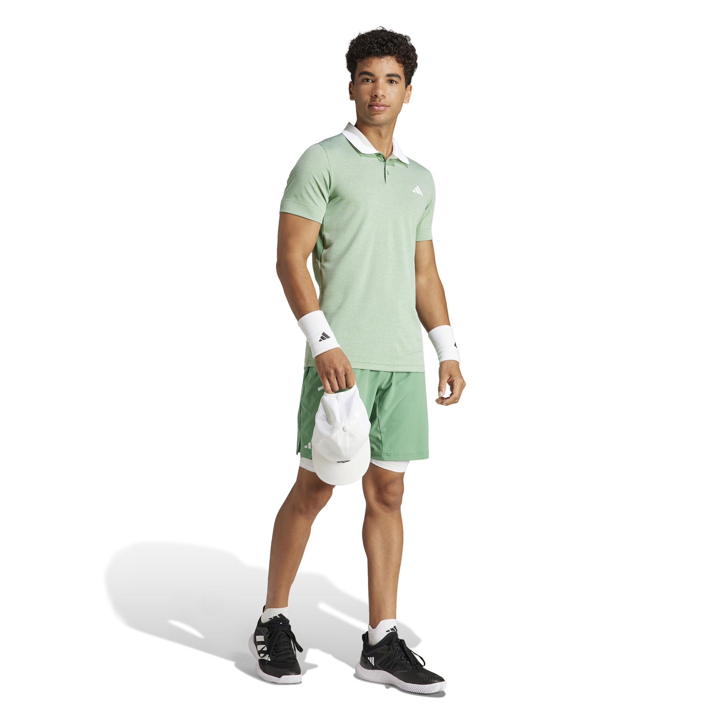 Freelift Polo Herren - Hellgrün, Weiß