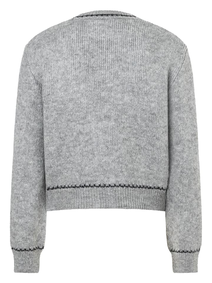 More & More Strickjacke in grau günstig kaufen