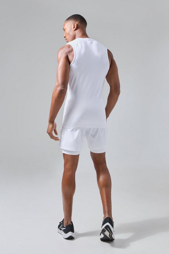 Man Active Kompressions Tanktop