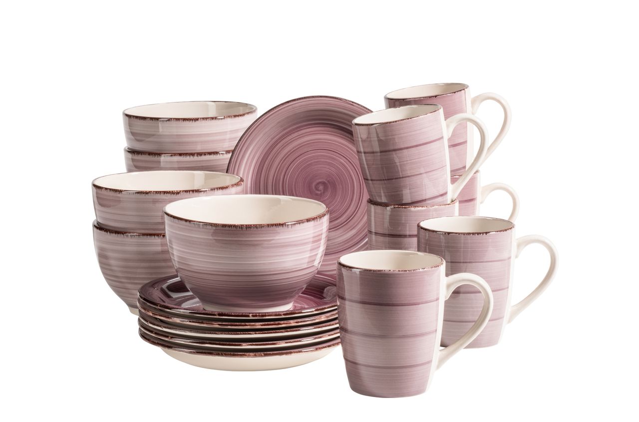 Mäser Serie Lumaca, Frühstücksset 18 teilig für 6 Personen