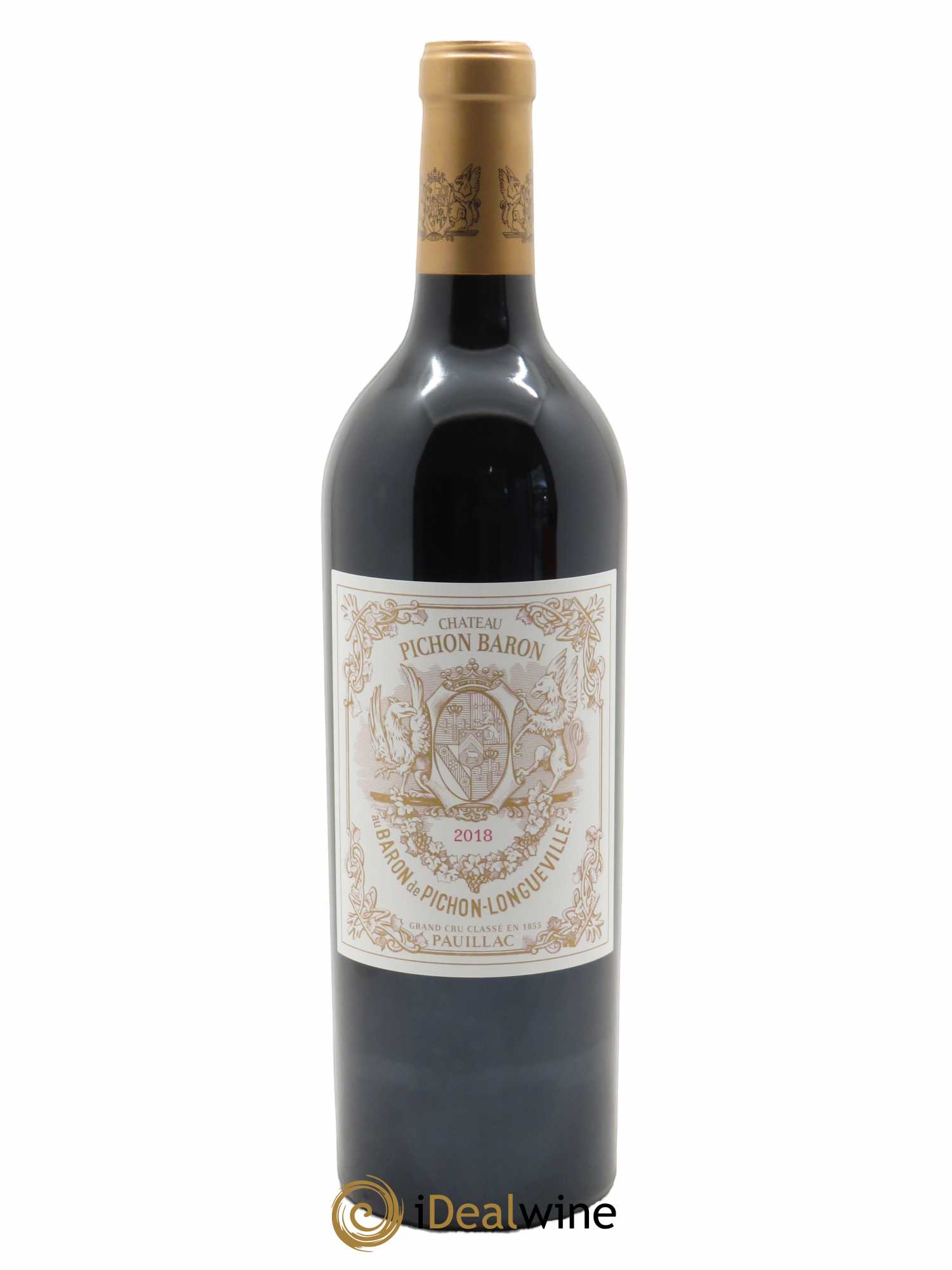 Pichon Longueville Baron 2ème Grand Cru Classé (CBO à partir de 6 bts) 2018 - Lot de 1 Bouteille
