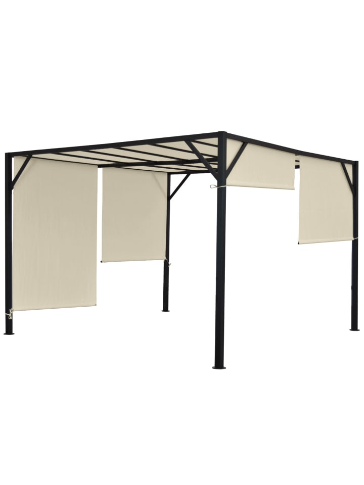 MCW Pergola Beja mit Schiebedach, 4x4m günstig kaufen onesize