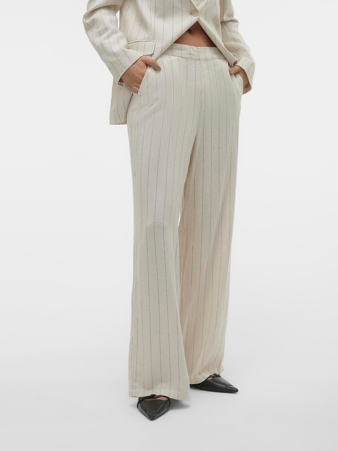 VMMINDY Mittlere Taille Hose