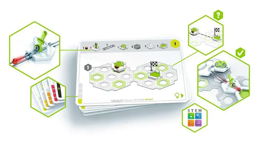 Ravensburger Beschäftigung - GraviTrax The Game Impact - Logikspiel für Kugelbahn Fans
