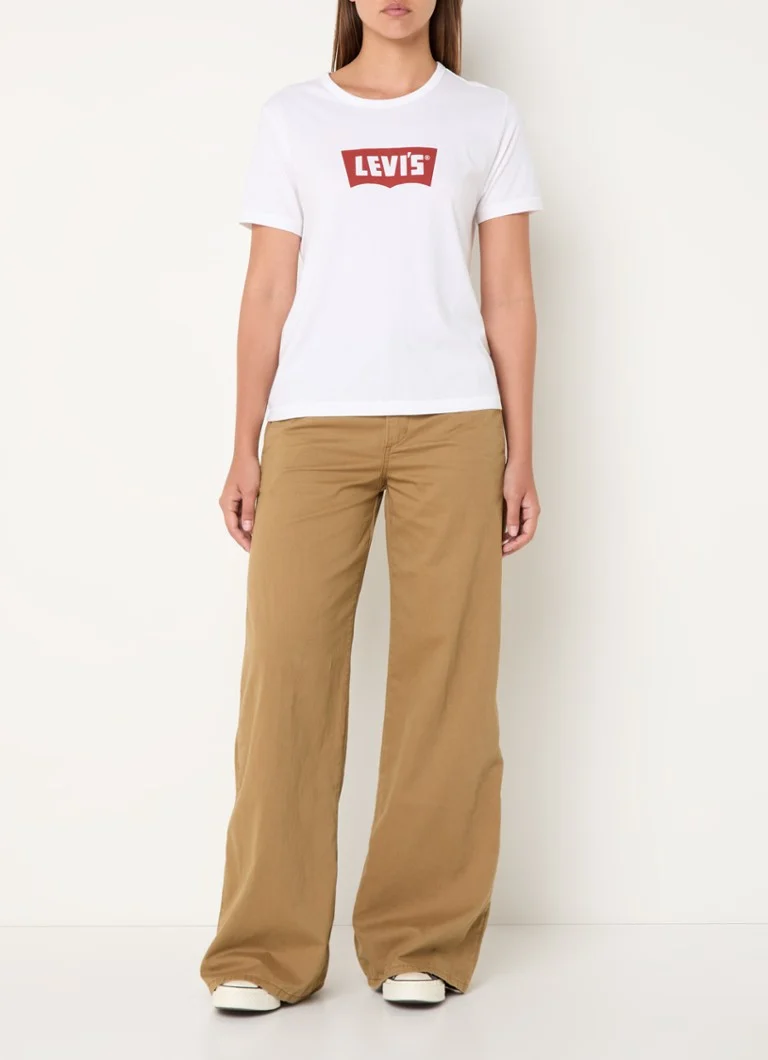 Pantaloni chino Levi's a vita media, vestibilità ampia con tasche laterali