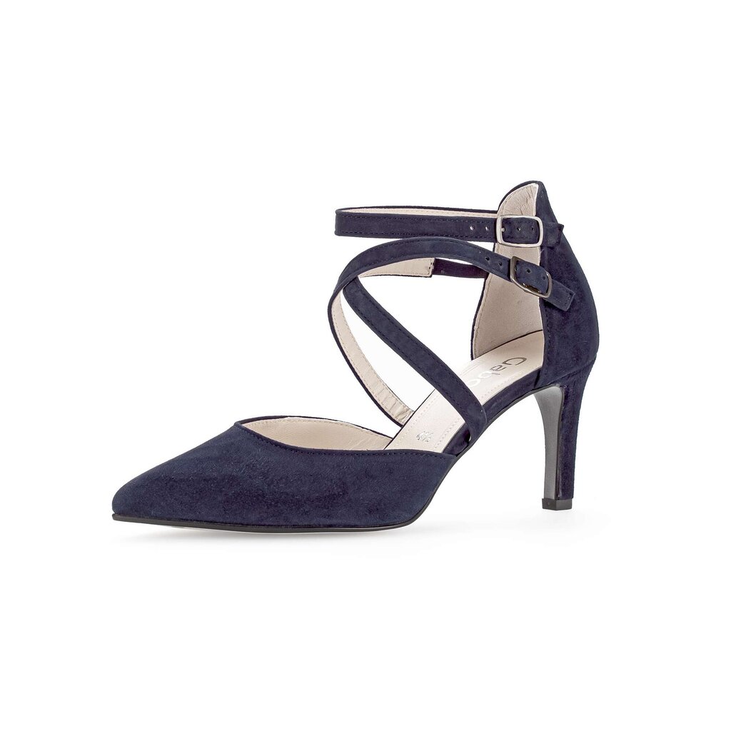 Gabor fashion Spangenpumps blau