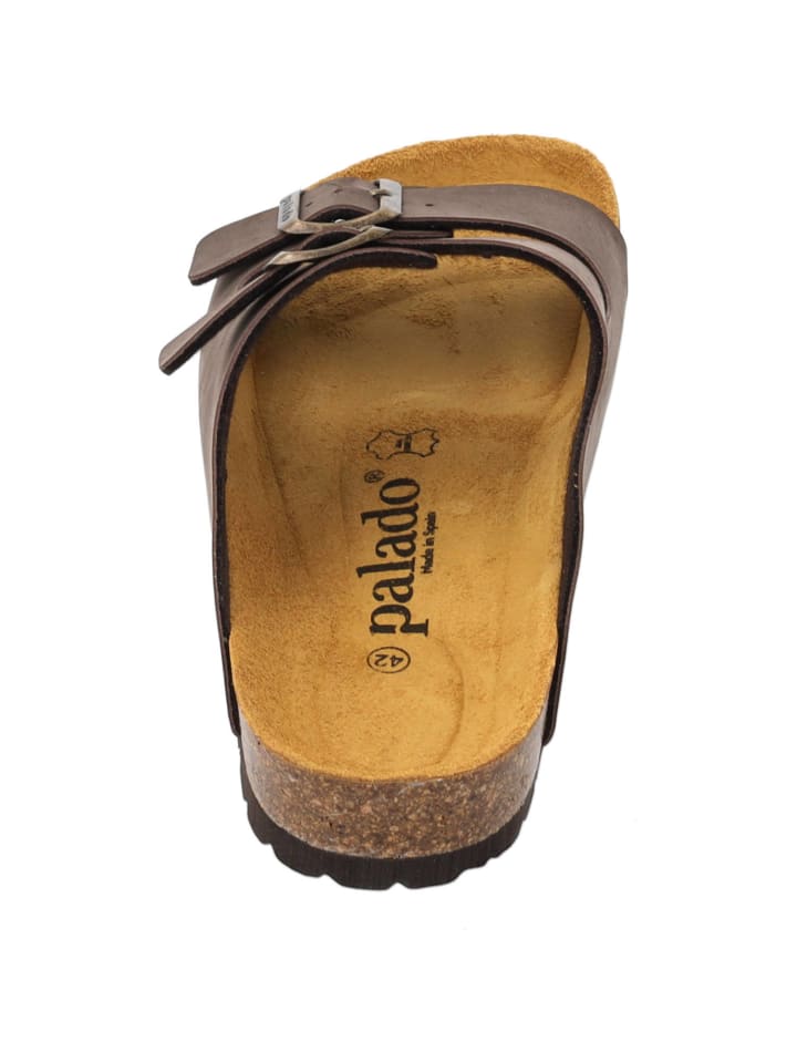 palado Pantoletten in brown/bronze/black/brown günstig kaufen
