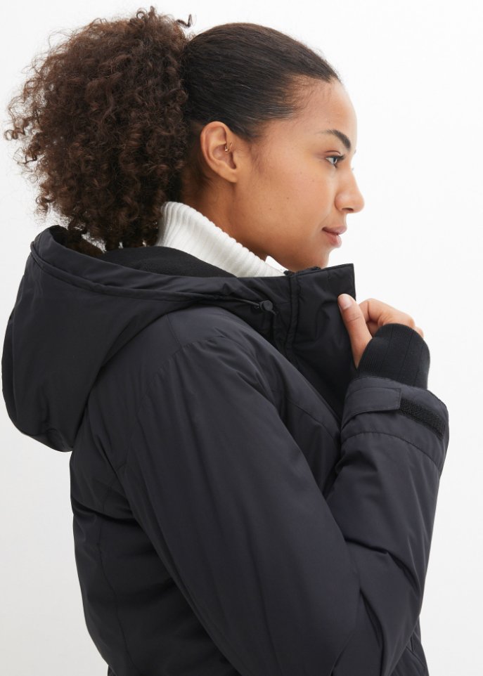 Hybrid-Thermoparka mit recycelter Daune, innen gesteppt