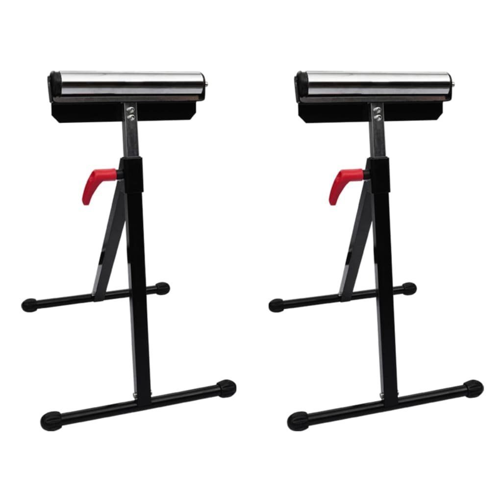 vidaXL Gerüst 2 x Rollenbock Verstellbar