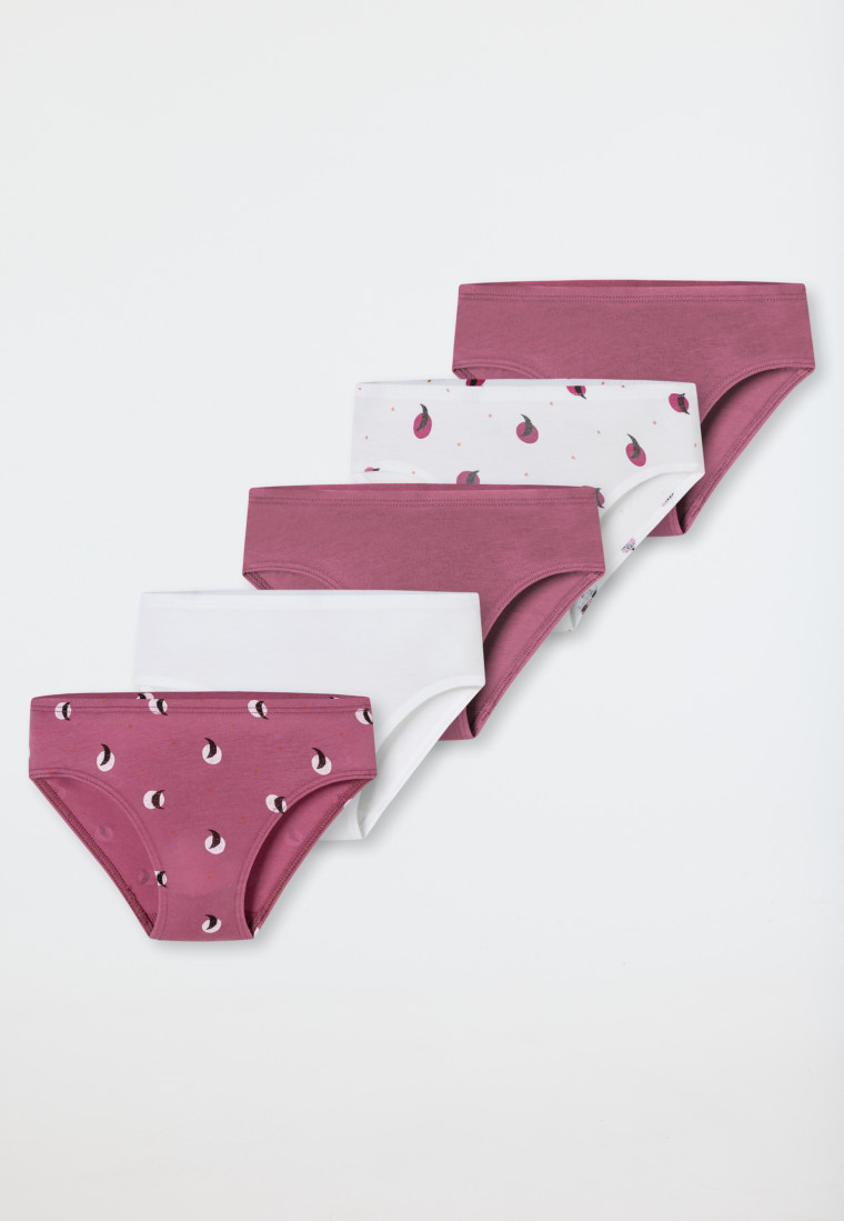 Slips 5er-Pack Organic Cotton Softbund Monde Sterne mehrfarbig - 95/5