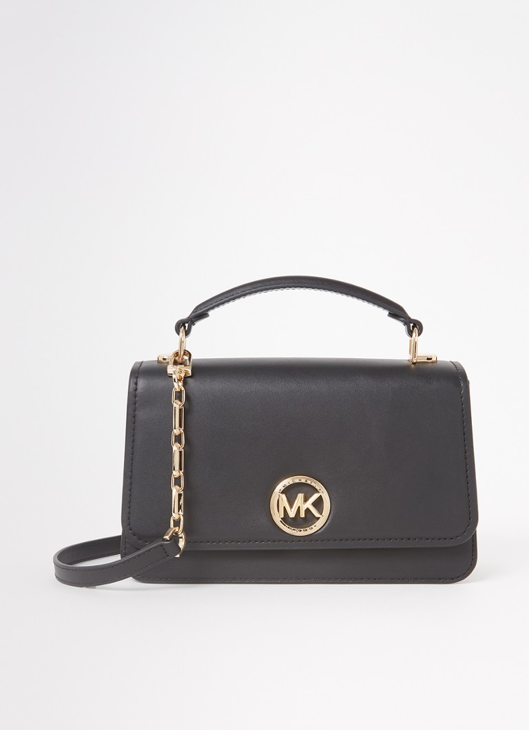 Geantă crossbody Michael Kors Delancey medie cu logo