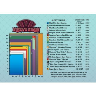 Sleeve Kings Sleeve Finder Playmat (Neoprene Mat)