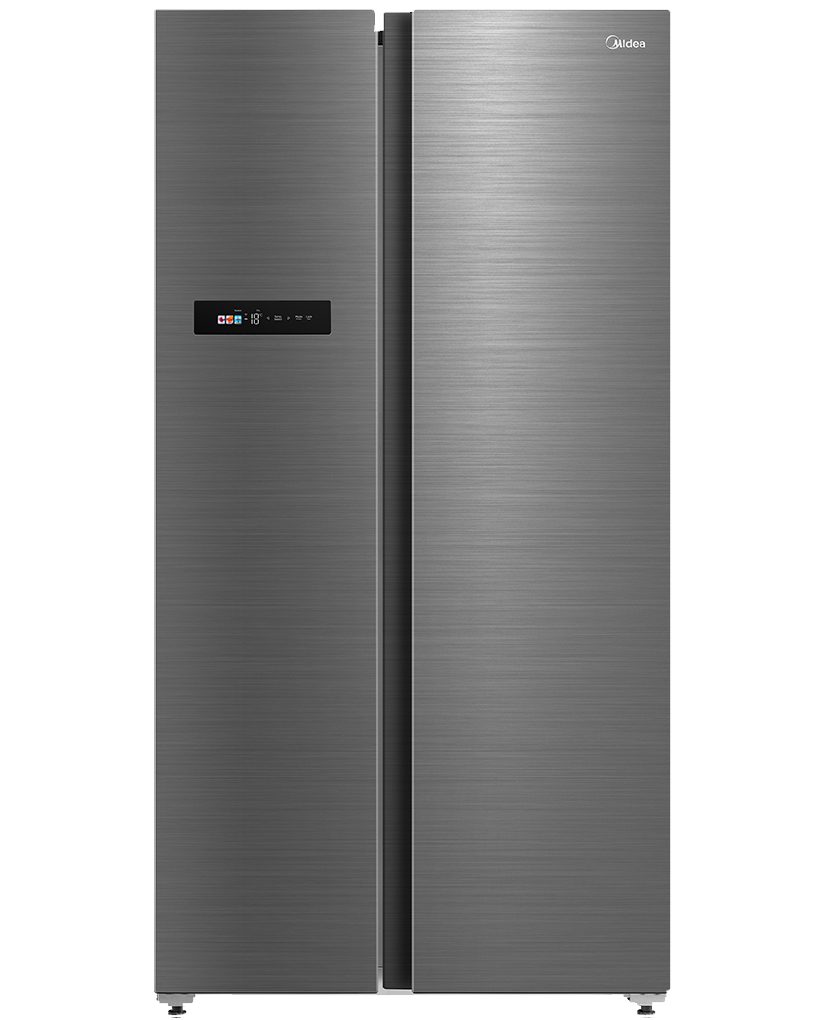Midea Side-by-Side MDRS791MIC46, 177,5 cm hoch, 91 cm breit, NoFrost, Touch-Bedienung, schnell Gefrierfunktion
