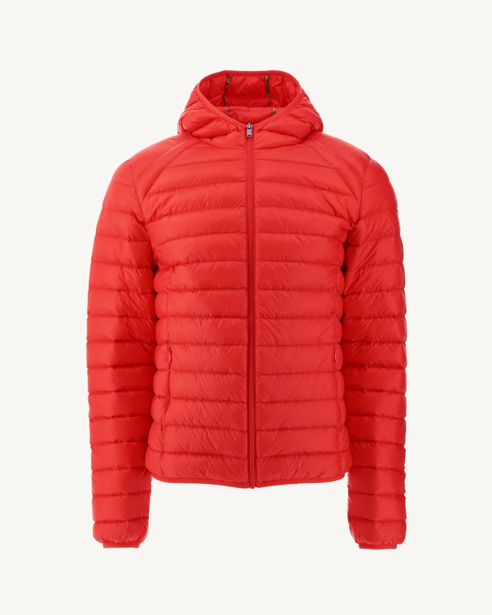 Doudoune légère à capuche Rouge vif Nico