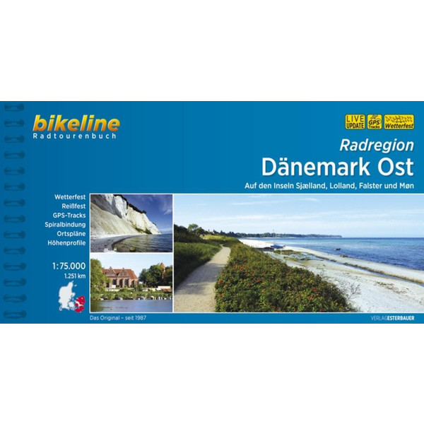 Radregion Dänemark Ost 1:75.000 - Radwanderführer