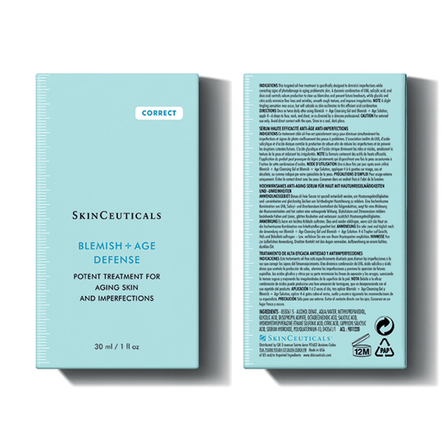 Skinceuticals Blemish + Age Defense Soin Anti-Rides Et Imperfections 30 ml